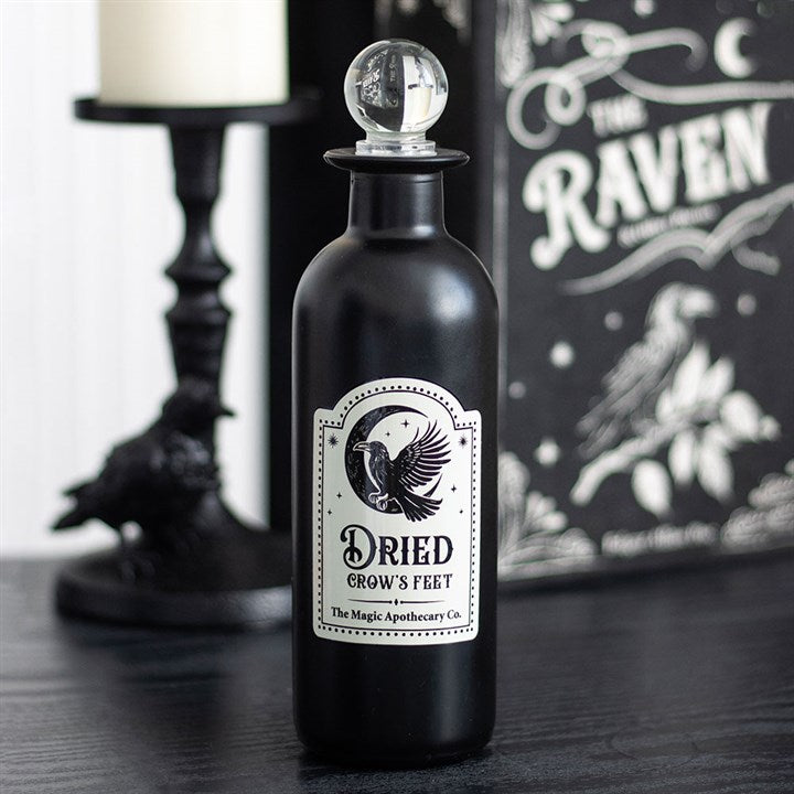"Midnight Brews" Dried Crow's Feet Potion Bottle