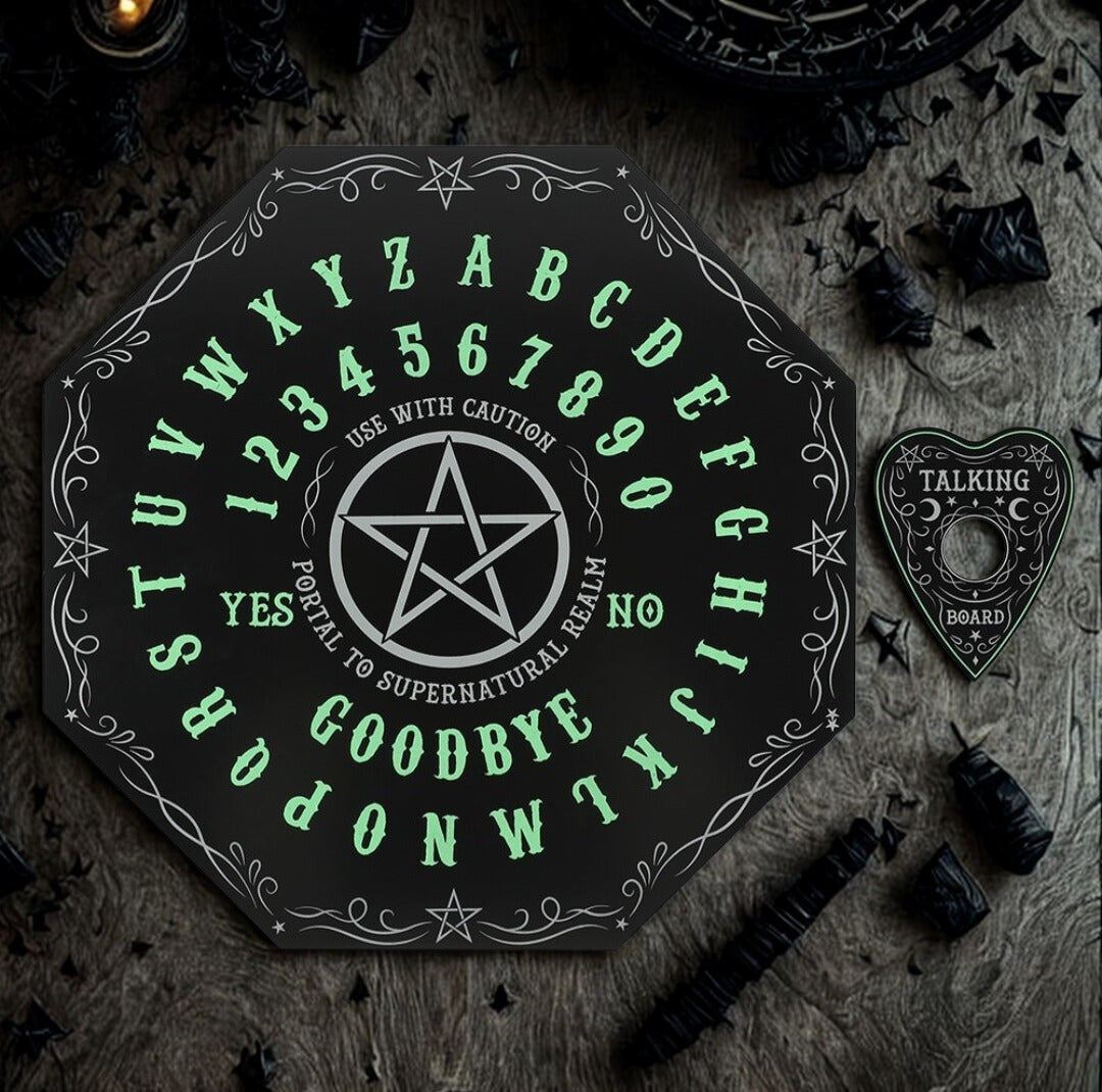 "Glow Séance Board" Spirit Board & Planchette