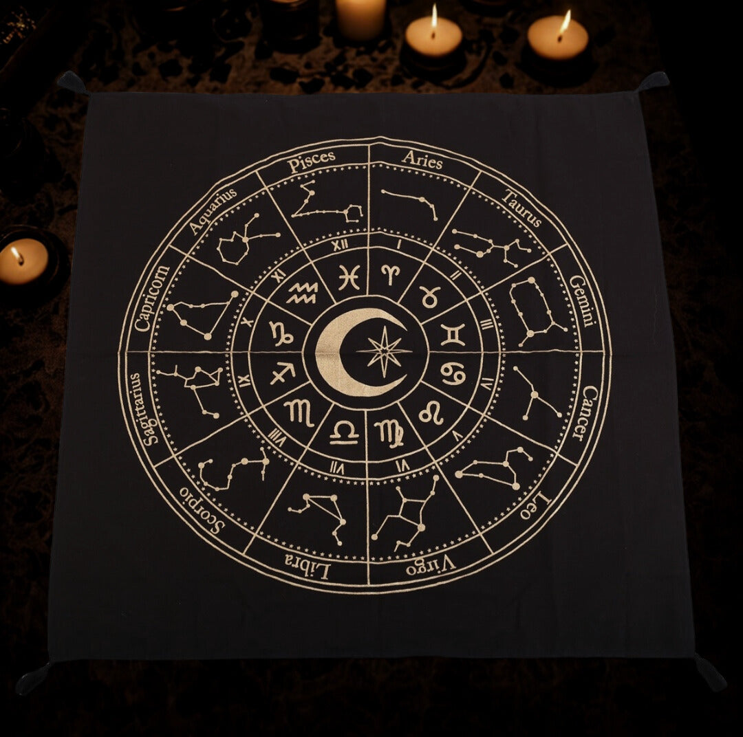 “Celestial Blueprint” Cotton Altar Cloth