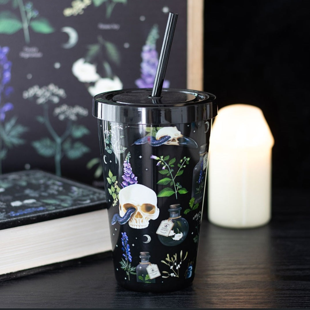 “Skull & Serpent" Tumbler